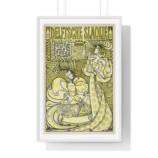 Poster for Delft Salad Oil (1894) by Jan Toorop  Framed Poster