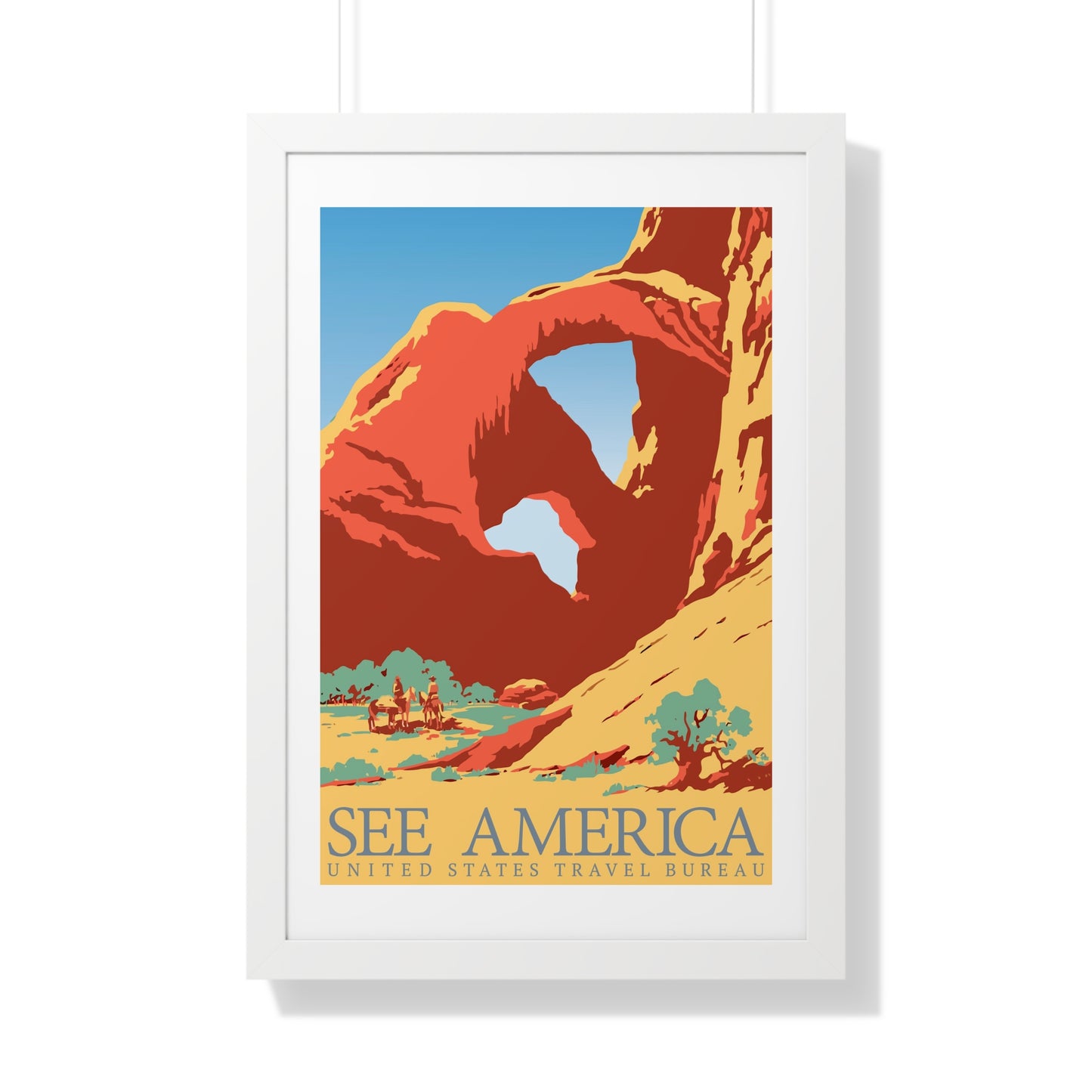 See America Vintage Travel Poster