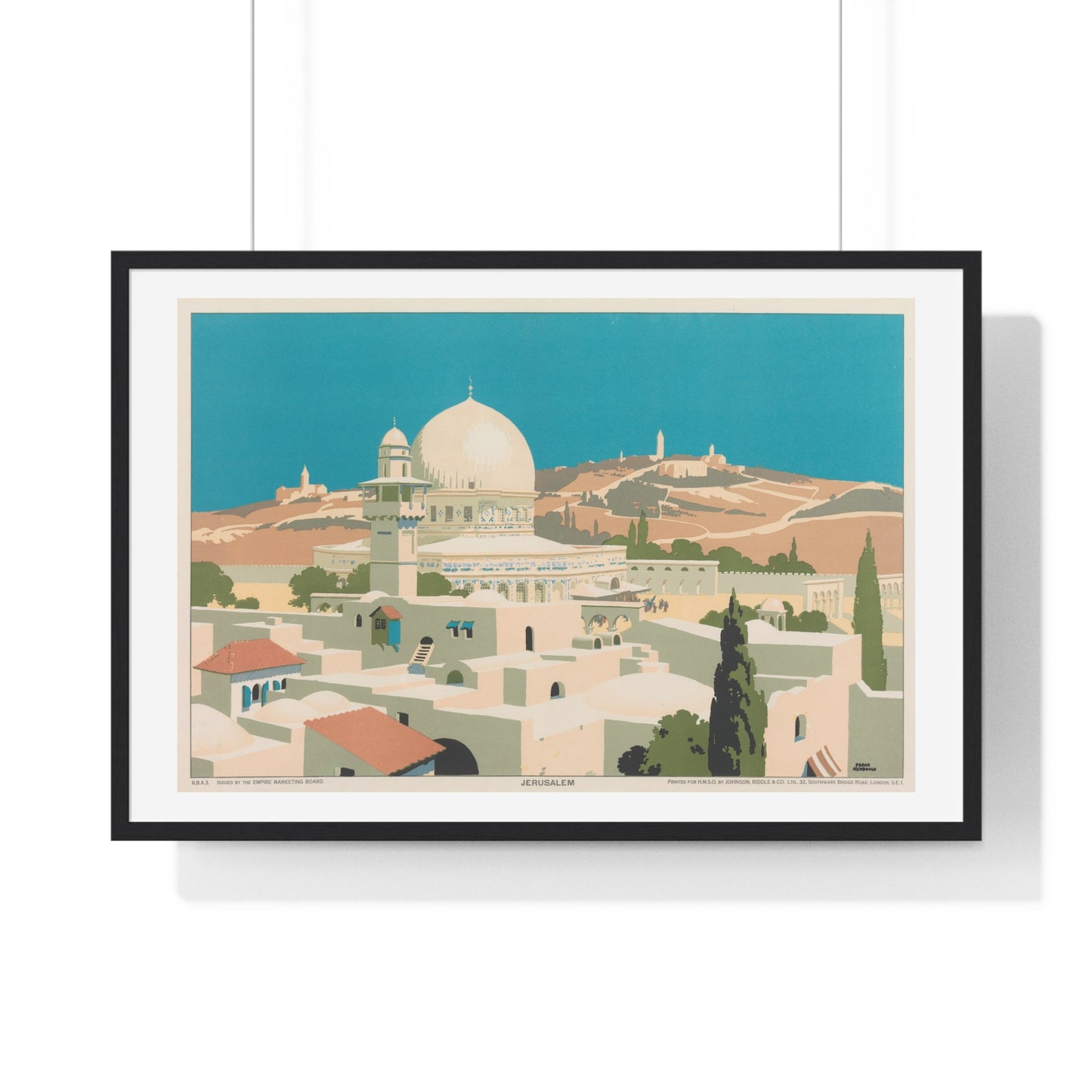 Jerusalem by Frank Newbould - Framed Poster