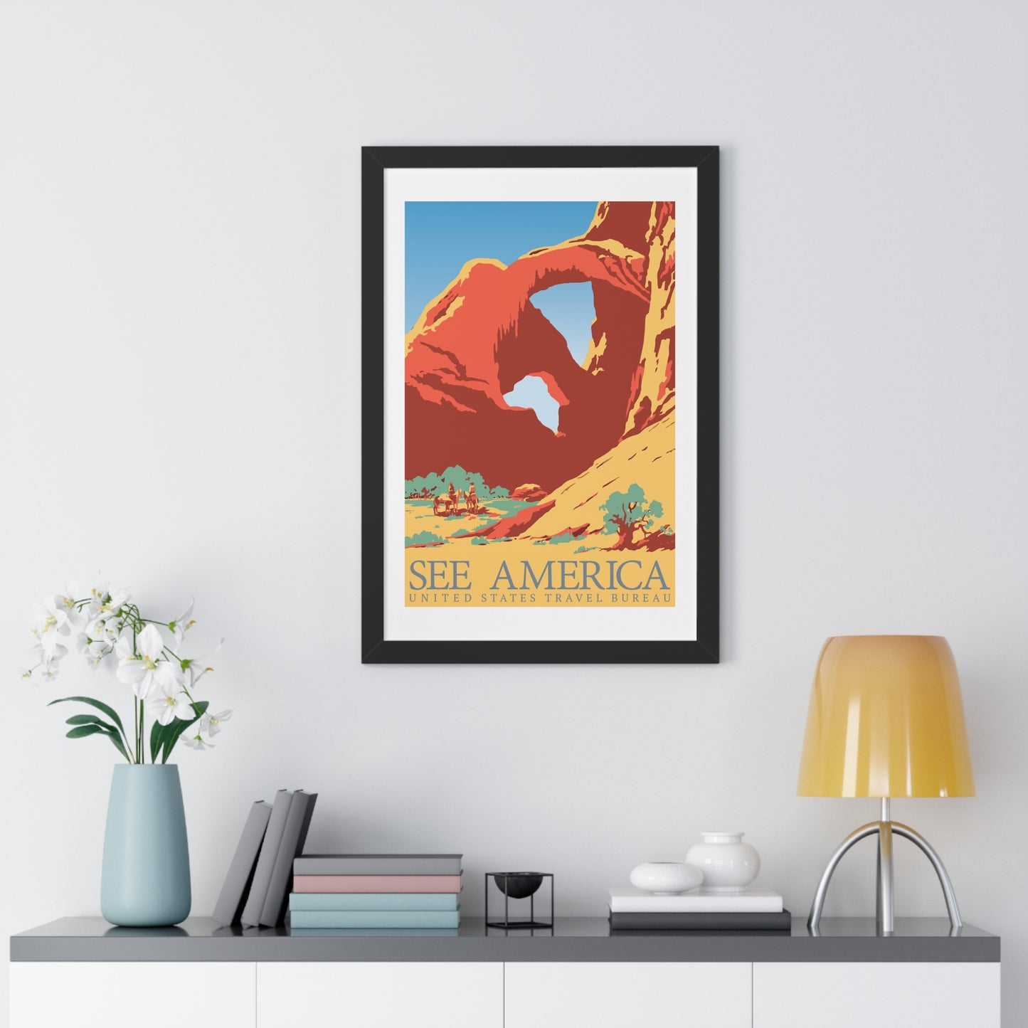 See America Vintage Travel Poster