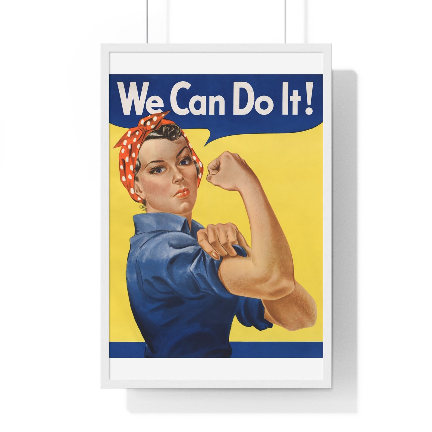 "We Can Do It!", also called "Rosie the Riveter"