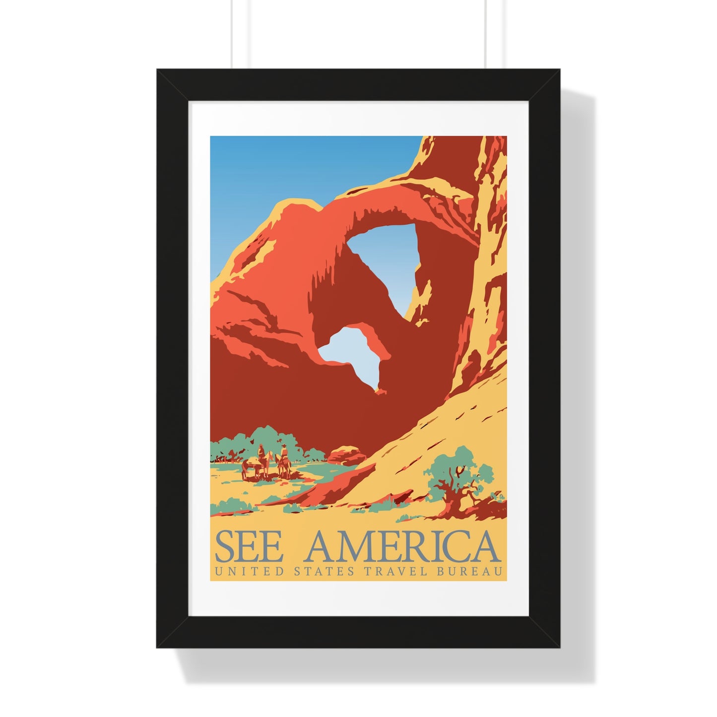 See America Vintage Travel Poster