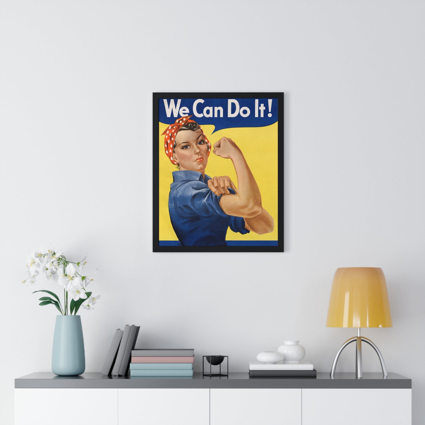 "We Can Do It!", also called "Rosie the Riveter"