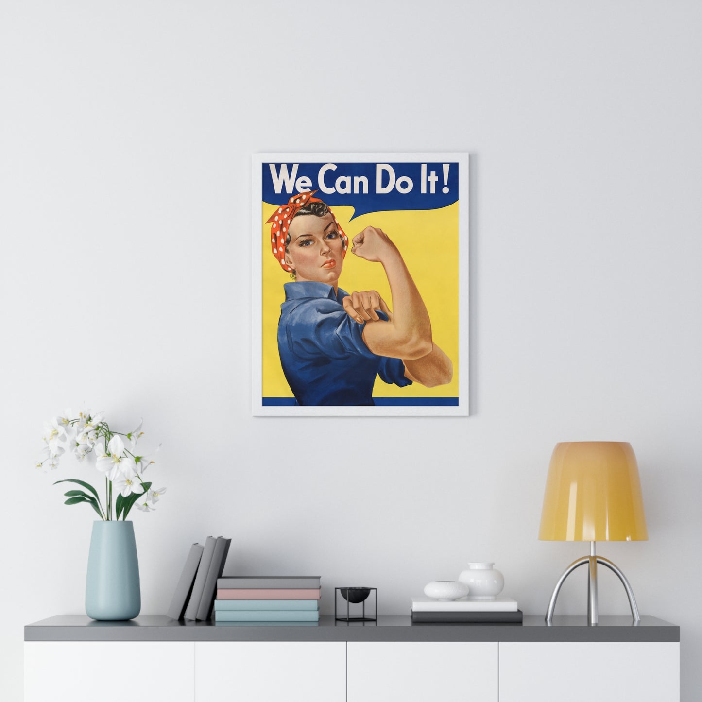 "We Can Do It!", also called "Rosie the Riveter"