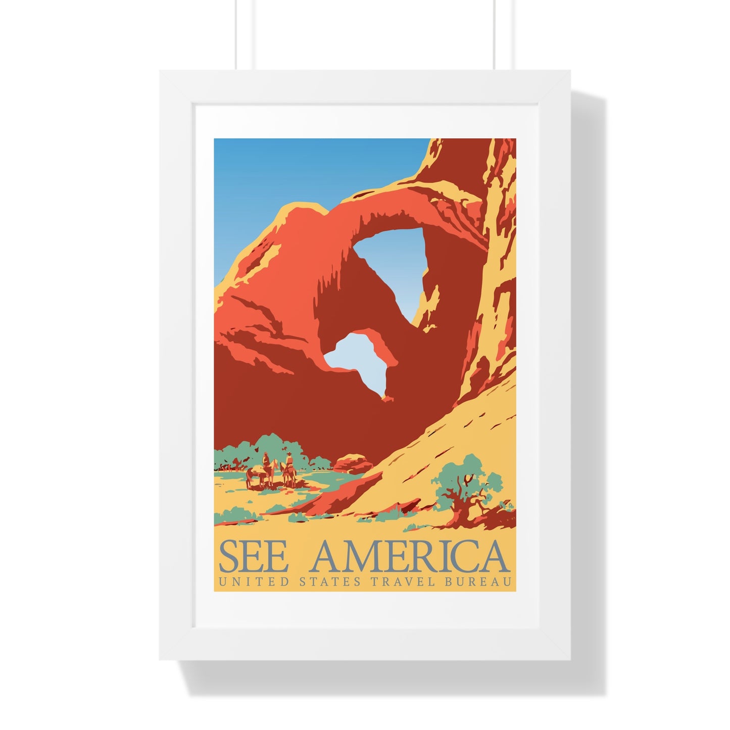 See America Vintage Travel Poster