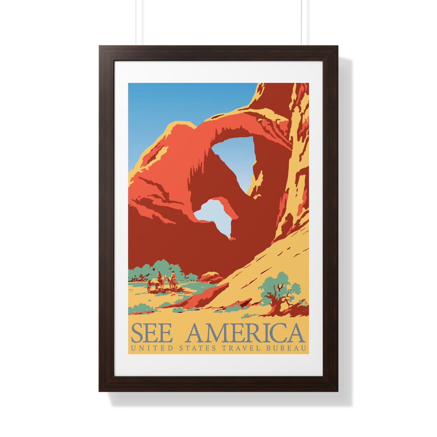 See America Vintage Travel Poster