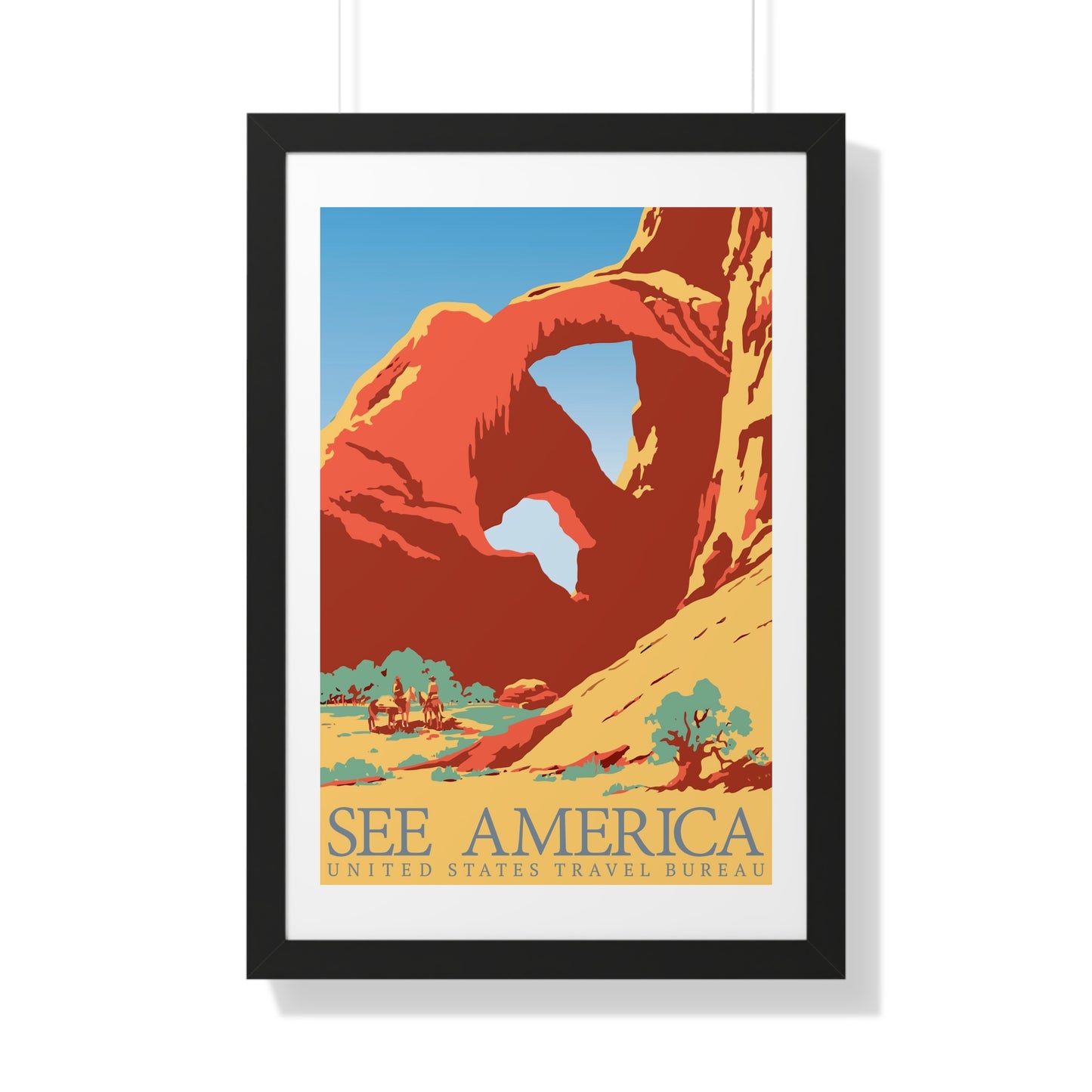 See America Vintage Travel Poster