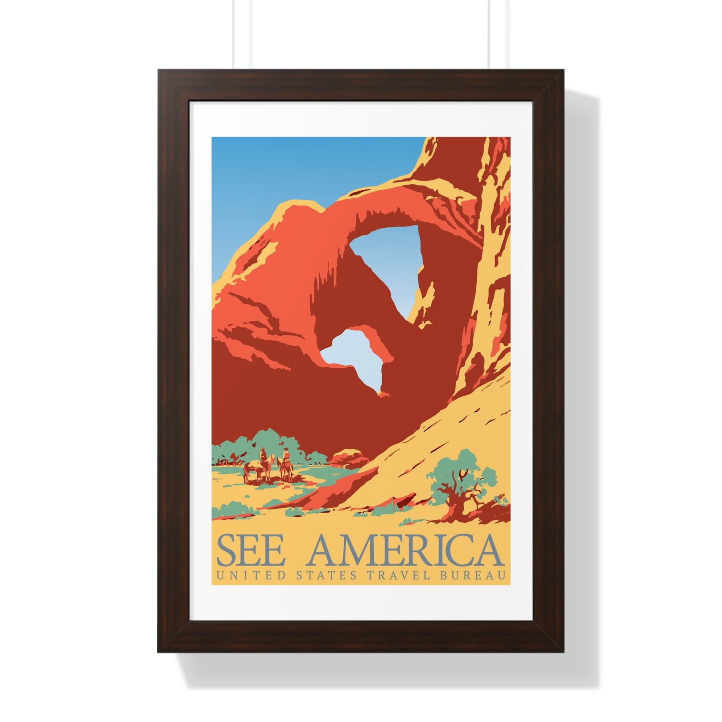 See America Vintage Travel Poster