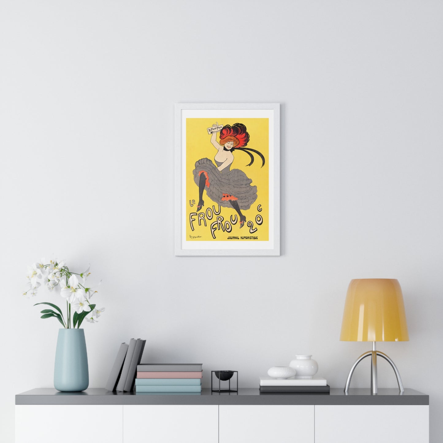 Le Frou Frou 20', journal humoristique (1899) print by Leonetto Cappiello - Framed Poster