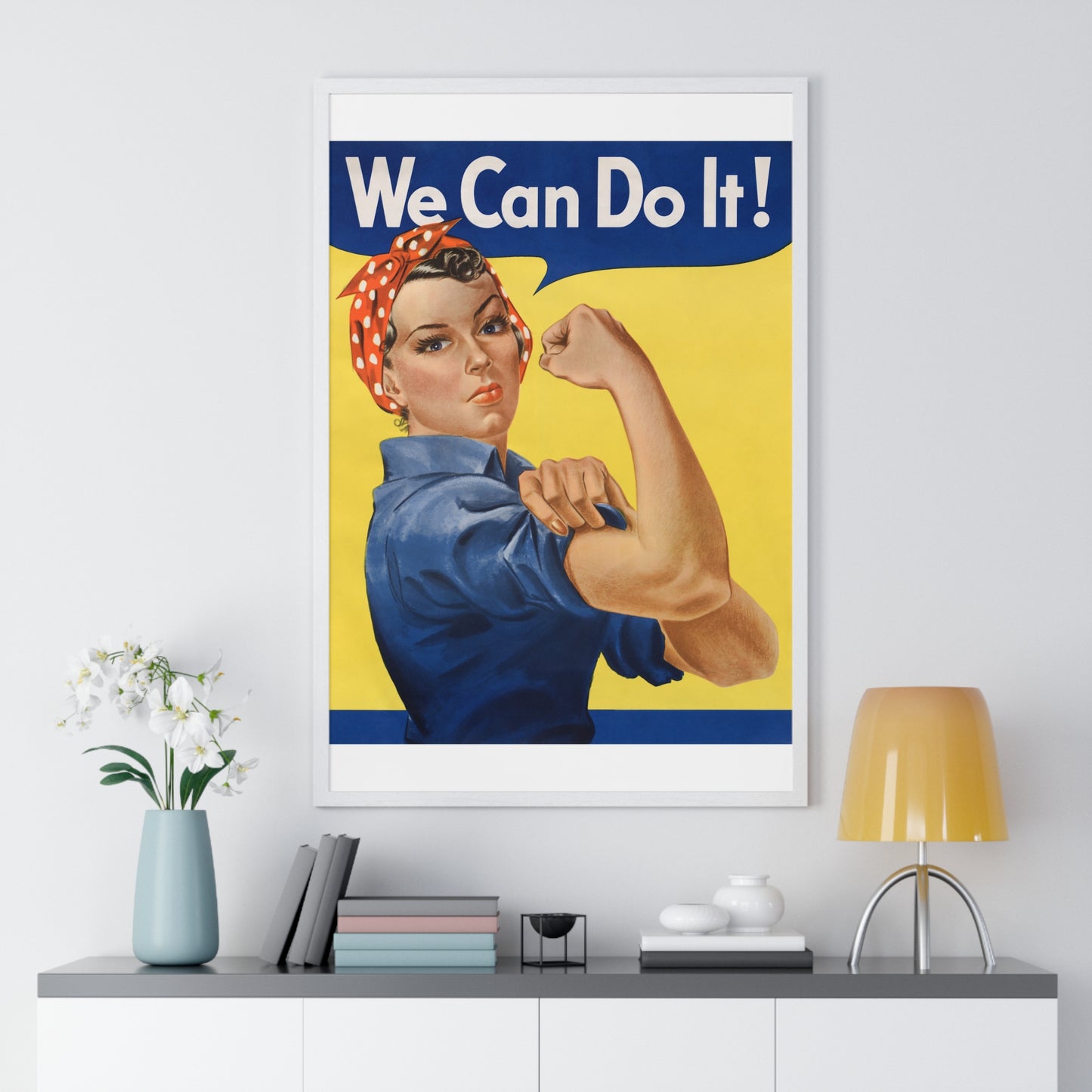 "We Can Do It!", also called "Rosie the Riveter"