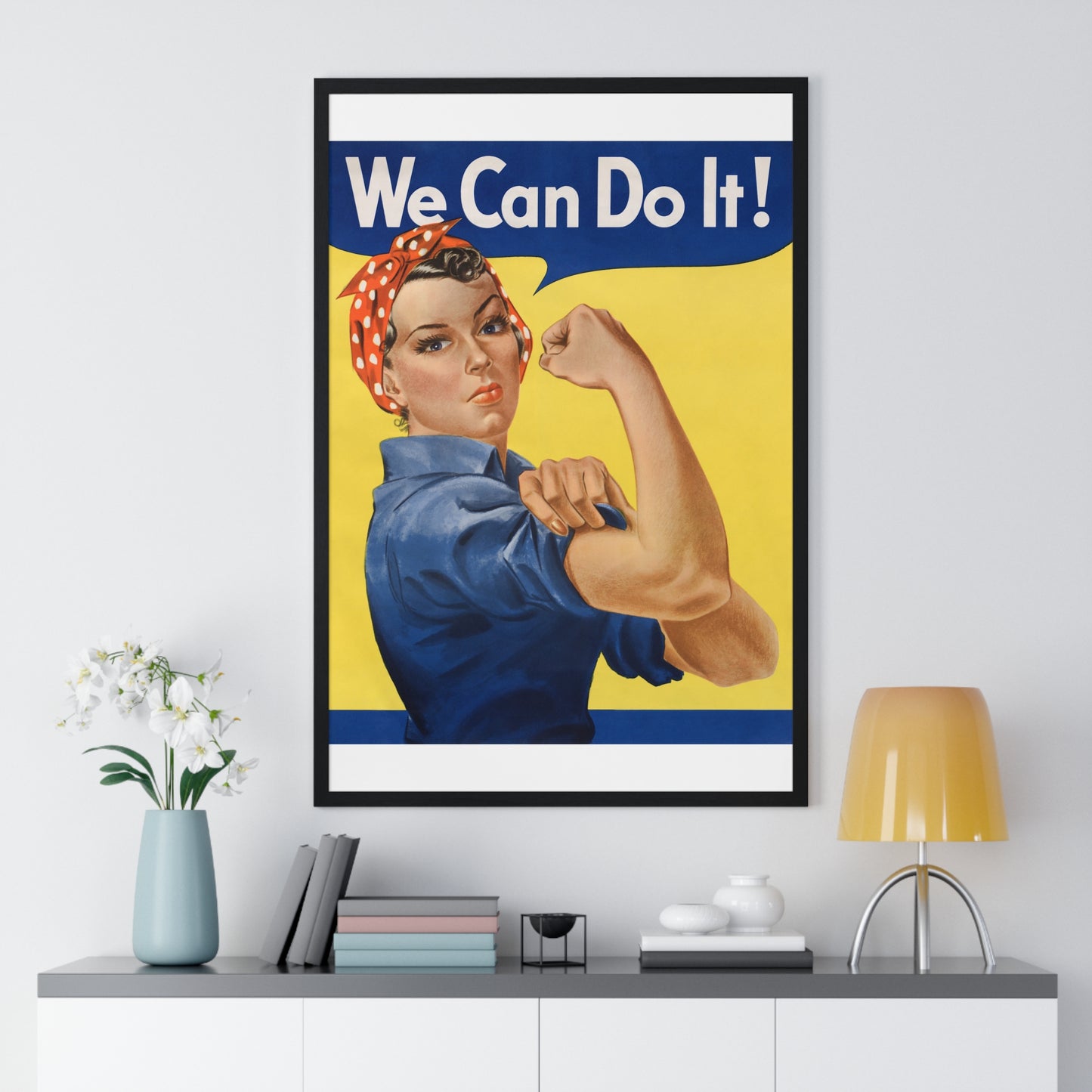 "We Can Do It!", also called "Rosie the Riveter"