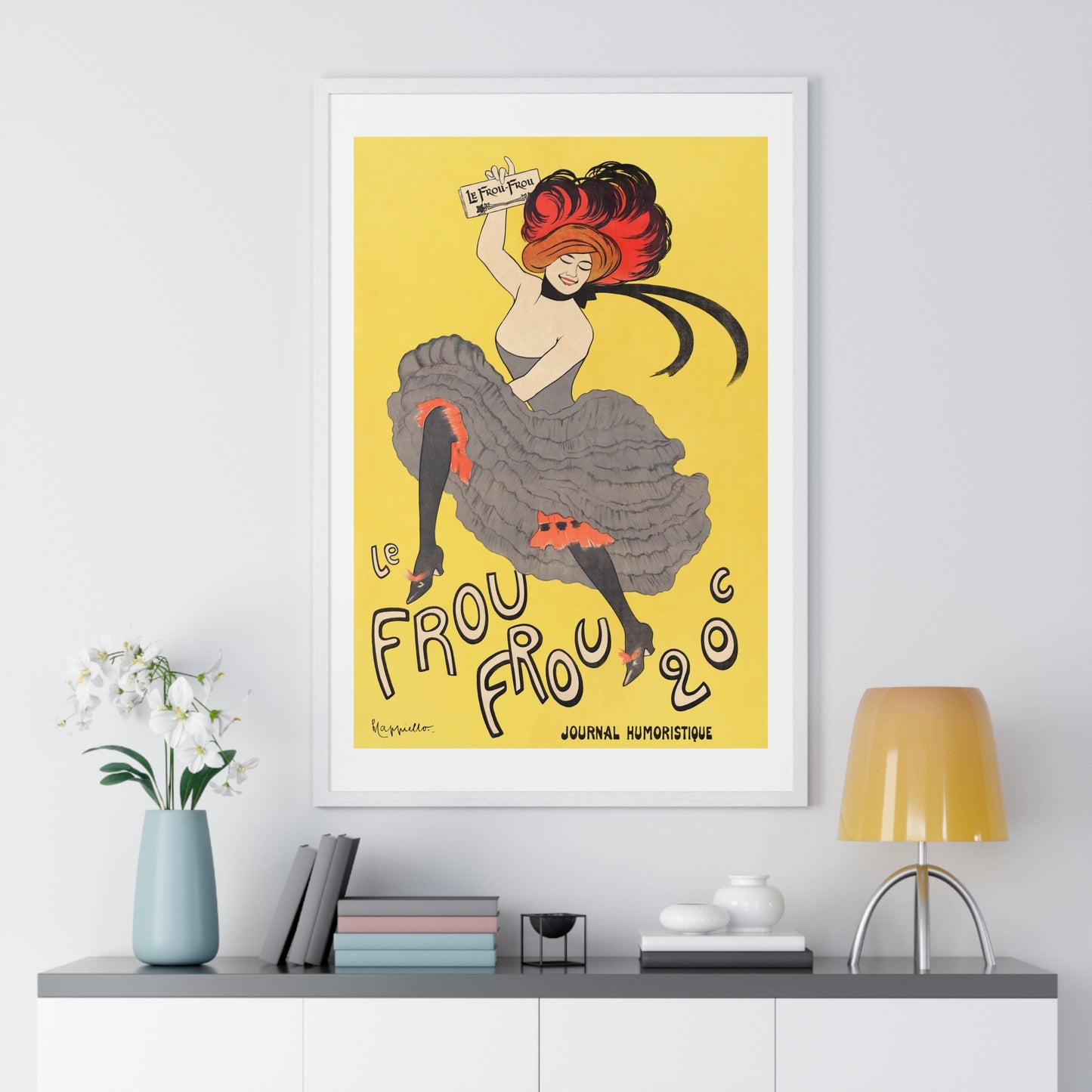 Le Frou Frou 20', journal humoristique (1899) print by Leonetto Cappiello - Framed Poster