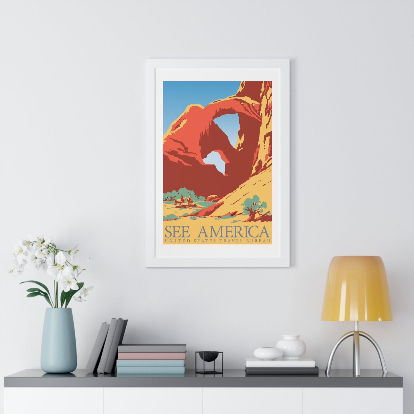 See America Vintage Travel Poster